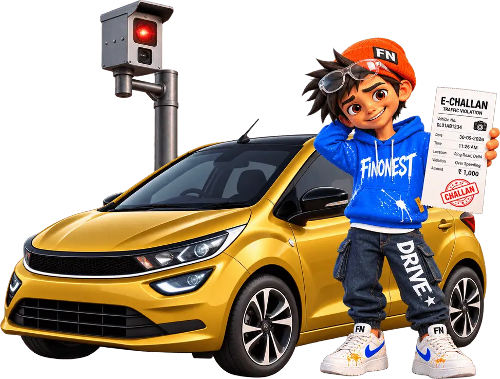 Check and pay challans 3D mascot