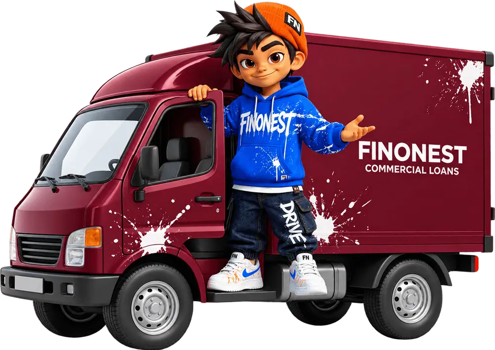 Commercial Vehicle Loan 3D Mascot Character