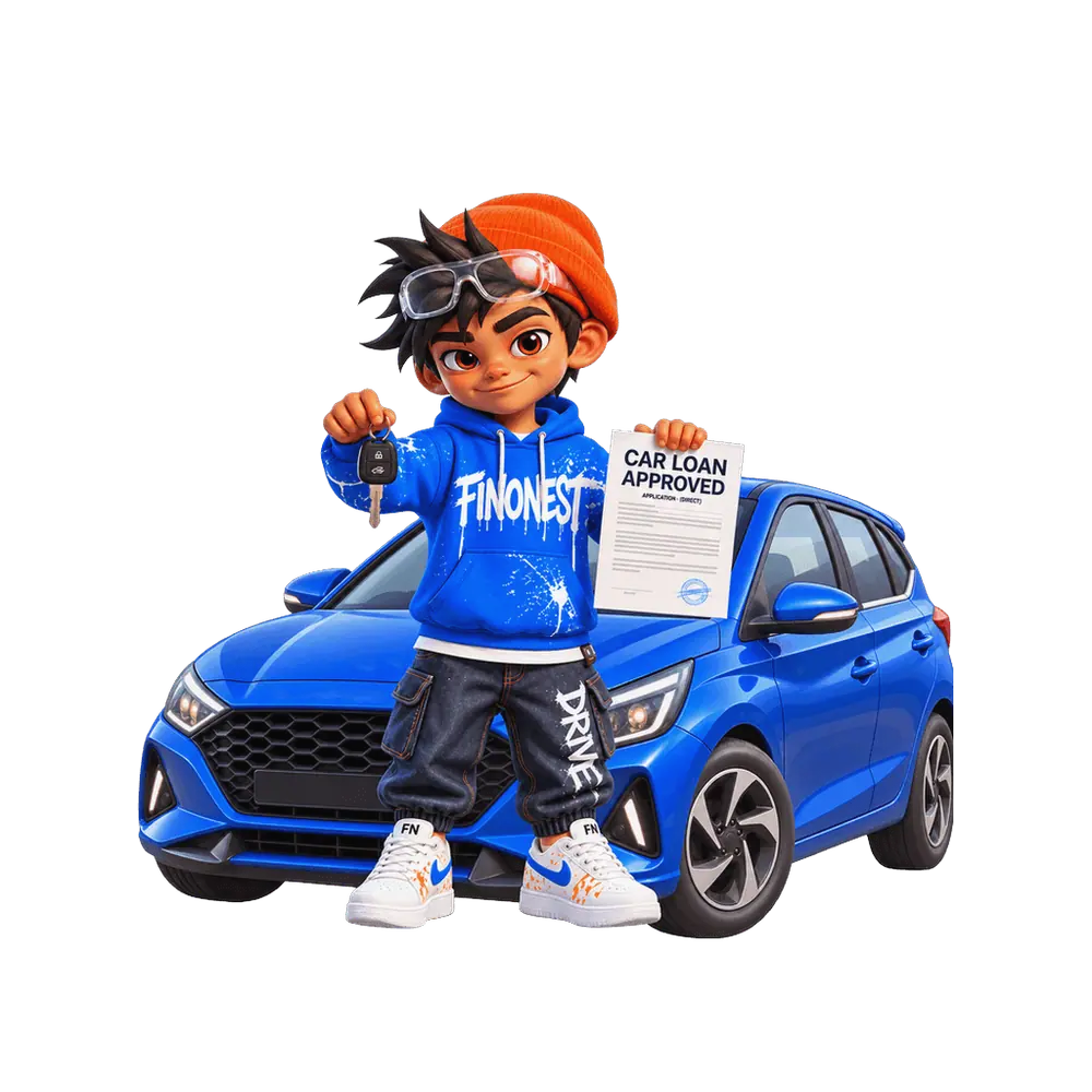 Car Refinance 3D Mascot Character